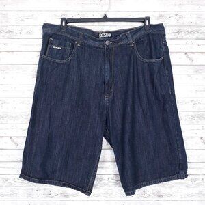 Enyce Mens Jean Shorts Sz 46 Bermuda Blue 502A